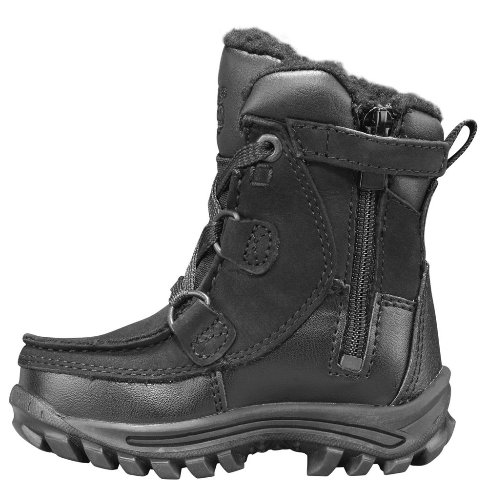 Timberland Kids Snow Boots Toddler Chillberg Waterproof - Black - India NY2680314